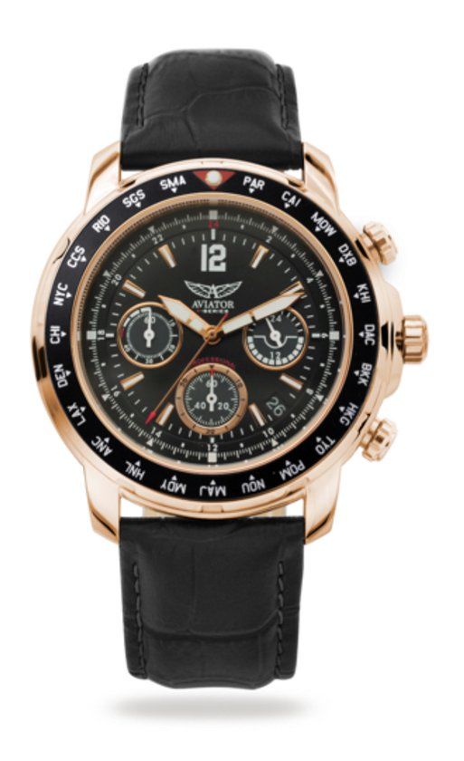 Merkloos Aviator F-Series Professioneel Model 3 Chronograph - Herenhorloge – Luxe Sportief Design