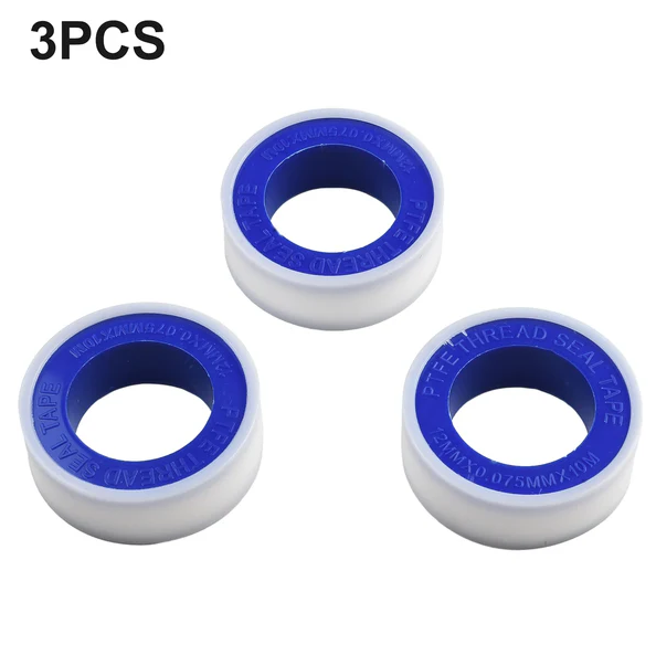 Onetools Teflontape - dubbelzijdig - 12mm x 10m (3 stuks)