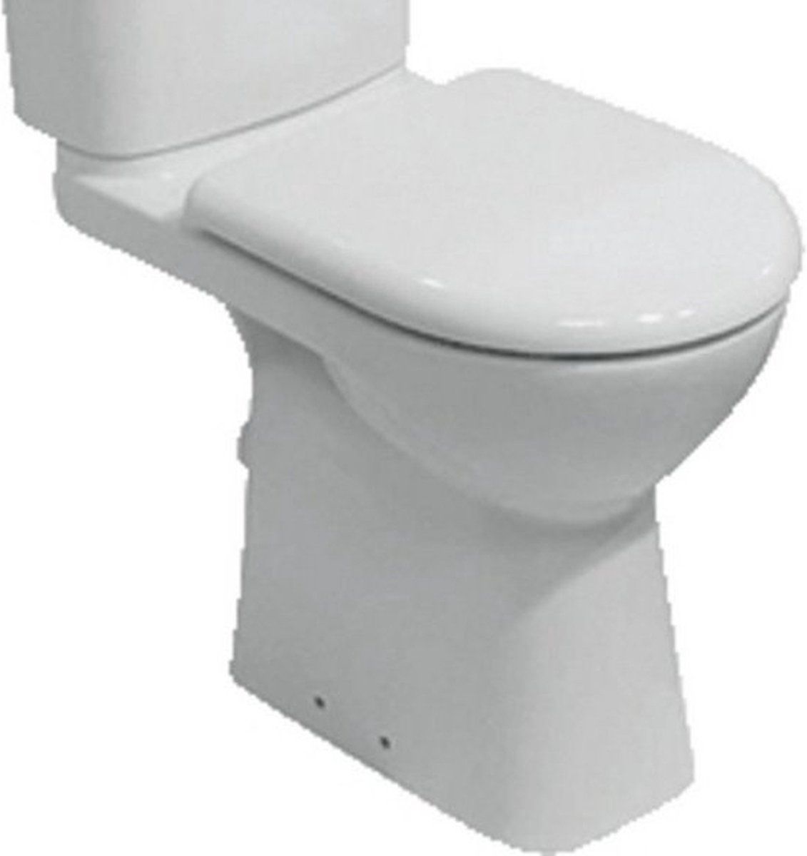 Jika Euroline - Closetgedeelte - Diepspoel Keramiek - Wit H48xB36xD67cm