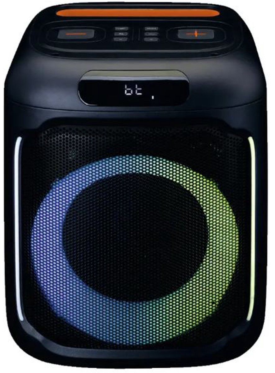 Lenco Ml-Pa-Bt-01-Bk - Draagbare Bluetooth Feestluidspreker - 100W Rms - Zwart