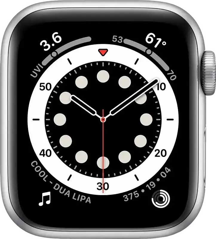Apple Watch Series 6 - 44mm - Aluminium - Zilver - GPS + Cellular refurbished, photo 4