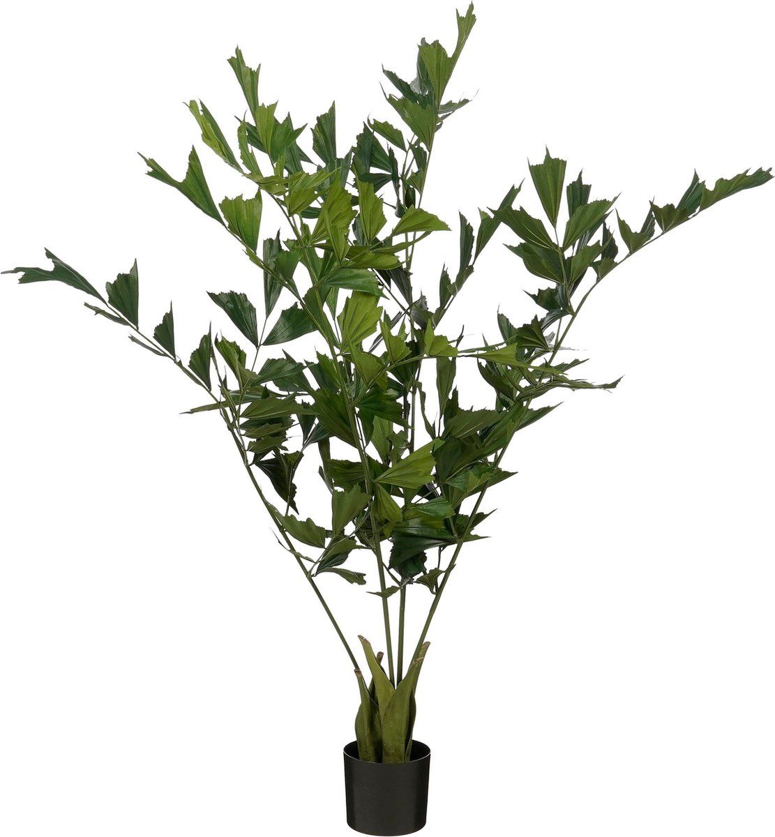 Mica Decorations Vissenstaart Palm Kunstplant In Pot - H150 XØ100 Cm - Groen