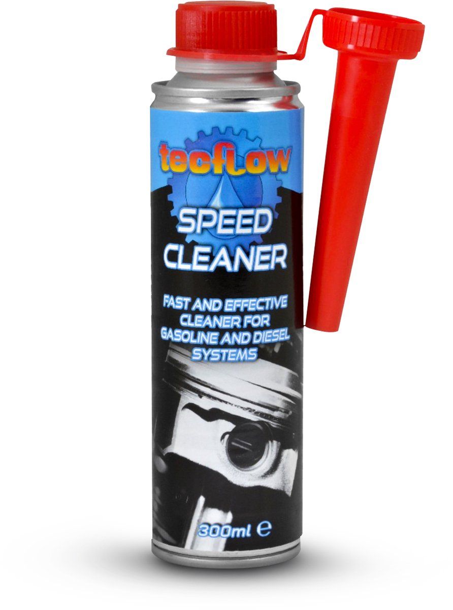 Tecflow Speed Cleaner - Brandstofsysteem Reiniger - Vermindert Emissie En Verbruik - Voor Benzine En Diesel - 300 Ml
