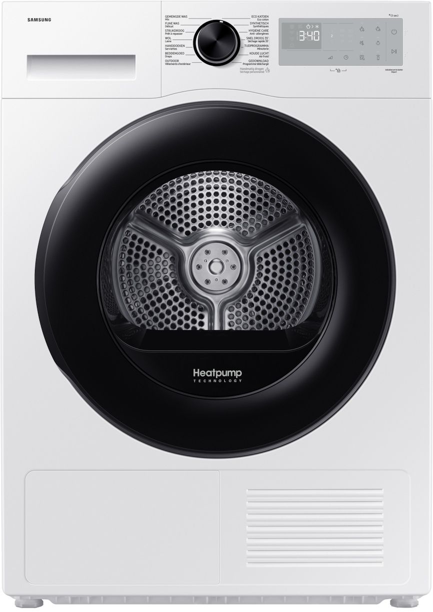 Samsung DV9UDG52A0AHEN - Warmtepompdroger - Hygiene Care 99,9% bacteriën verwijderd - Energieklasse C