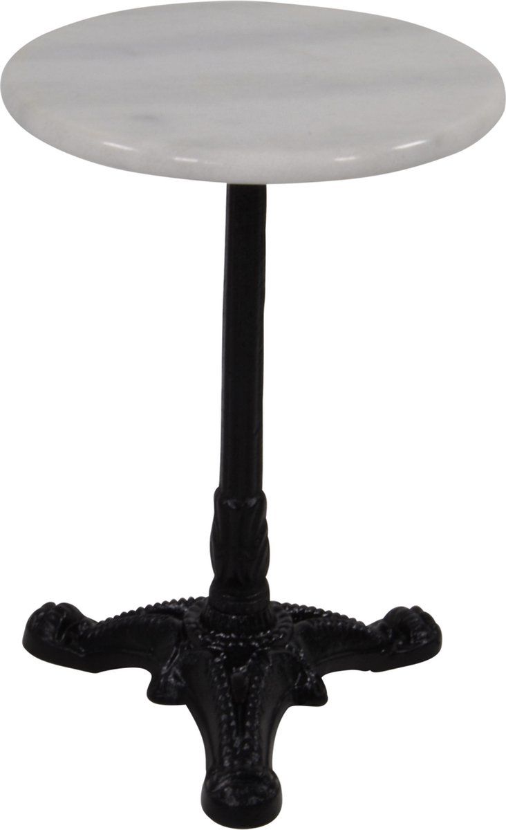 Lesli Outdoor Living - Bijzettafel Marmer WitØ30x40cm