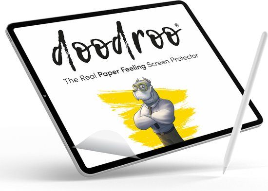 Doodroo Screenprotector IPad 10.2"(7e, 8e, 9e Gen) - 2 Stuks - Voor Hetéchte Papieren Schrijf-gevoel