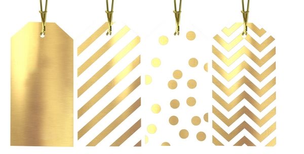 Disgn 12 Cadeaulabels - Gift Tags - Kleur - Naam Labels - Cadeauverpakking - Cadeaulabels Met Genoeg Touw Voor Elke Tag - Cadeau Decoratie - 12 Stuks.