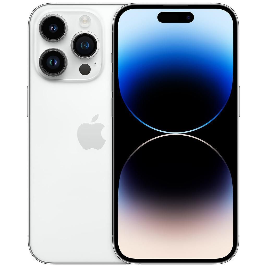 Apple iPhone 14 Pro - Zilver - 128 GB - Fysieke simkaart + eSIM