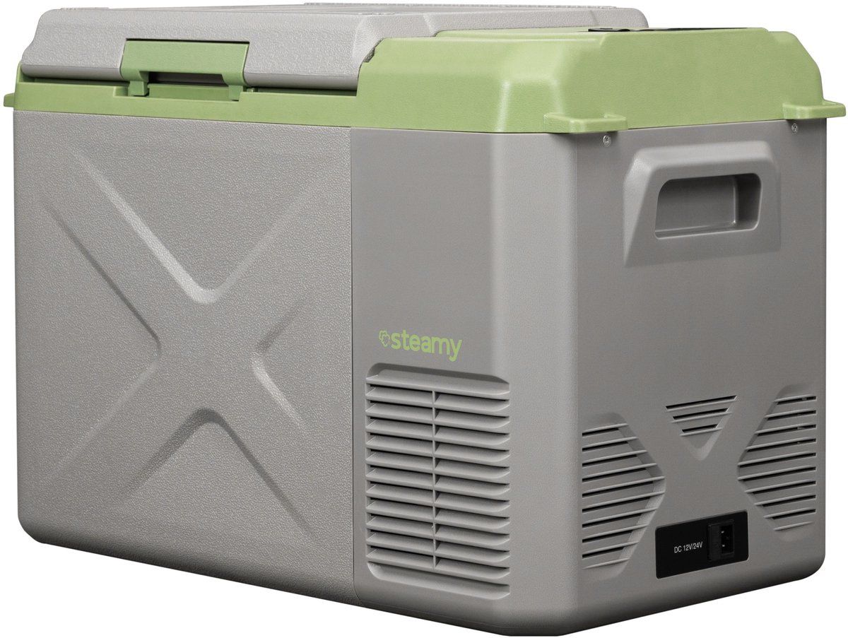 Steamy SECX25 - Elektrische Compressor Koelbox - 24 Liter - 12V En 230V - Grijs