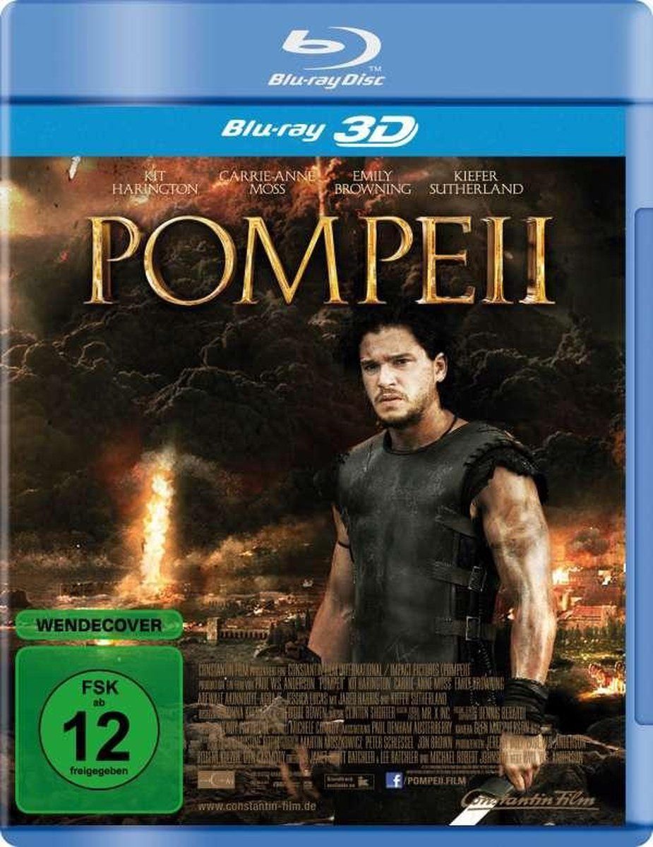 Kit Harington Pompeii - 3D Blu-ray - Duitse En Engelse Audio