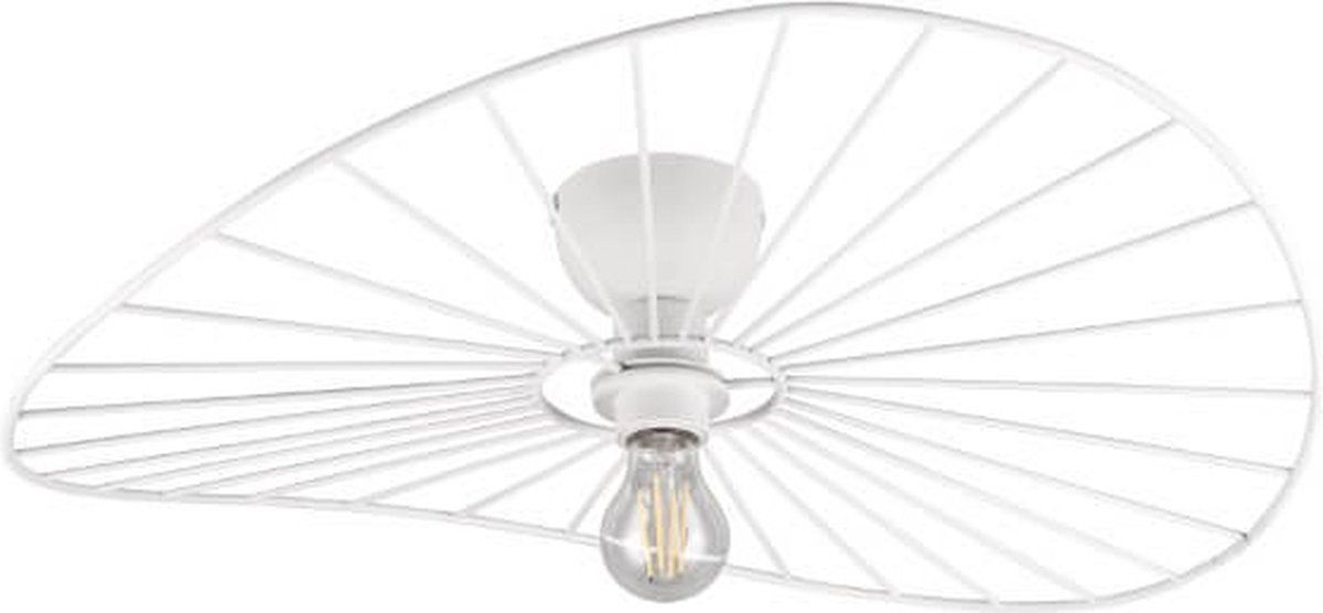 Rl Live Your Light Chapeau - Plafondlamp -Ø 60 Cm - Wit Mat