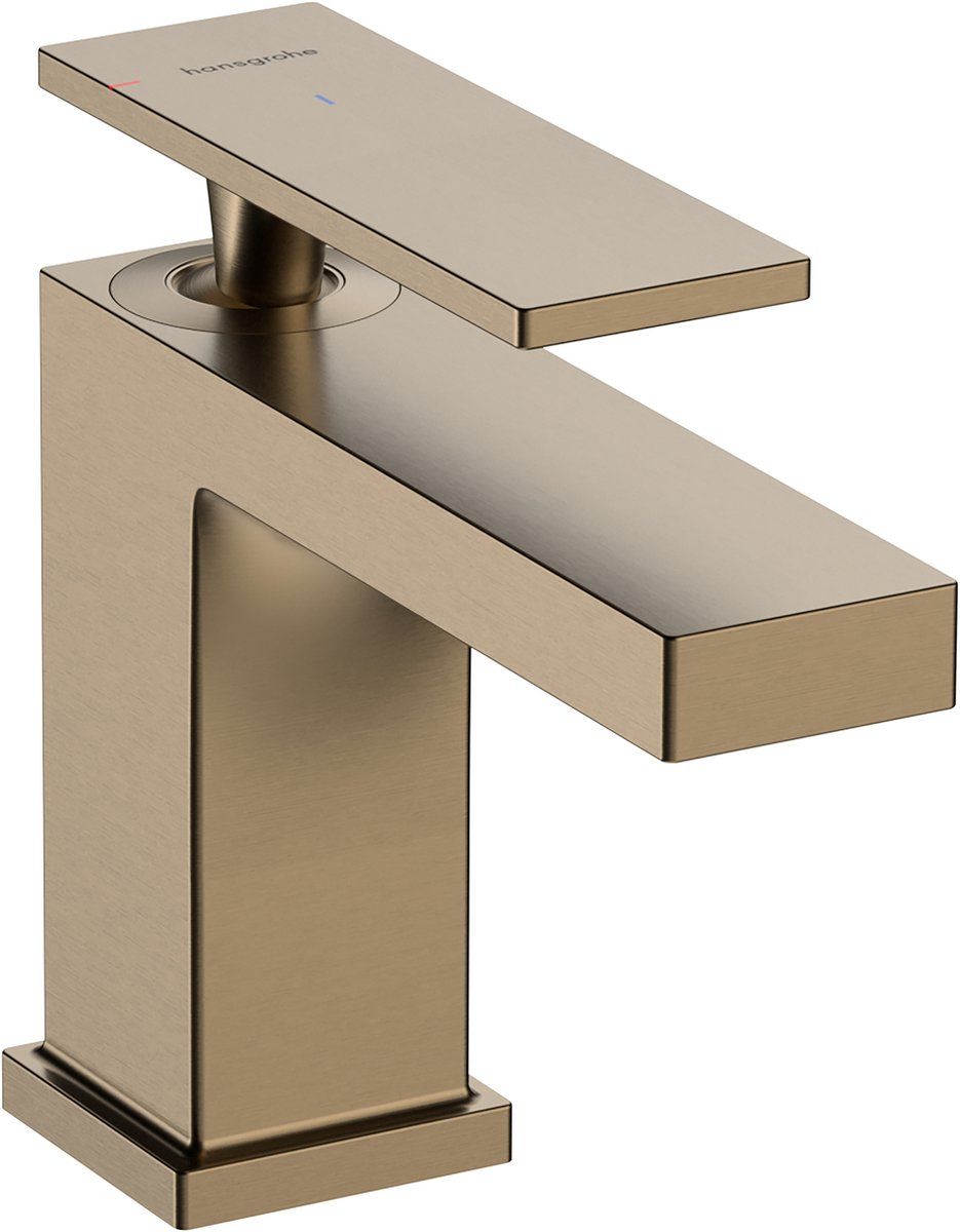 Hansgrohe Tecturis E -Ééngreeps Wastafelkraan - CoolStart Met Trekwaste - Brushed Bronze