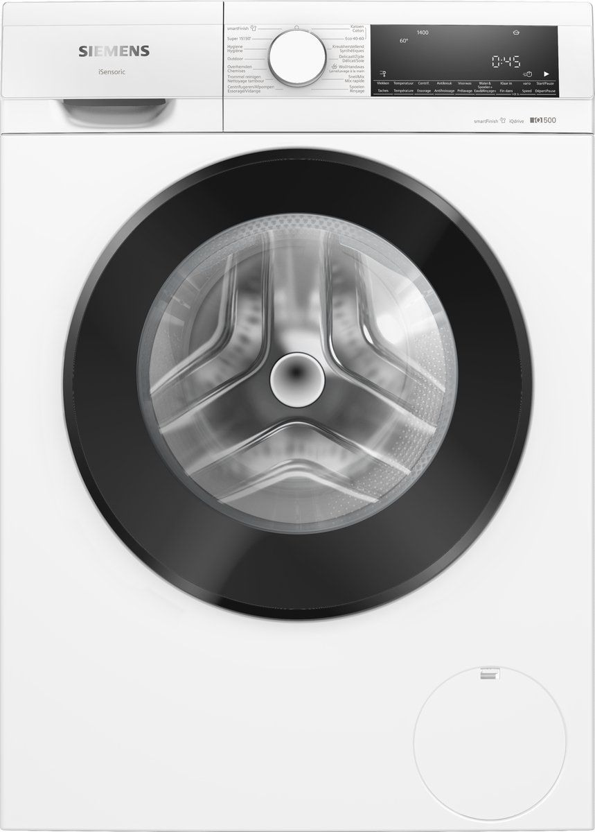 Siemens WG44G2ZMFG - IQ500 - Wasmachine - 9 Kg - 1400 Rpm - Energielabel A - SmartFinish - SpeedPack L