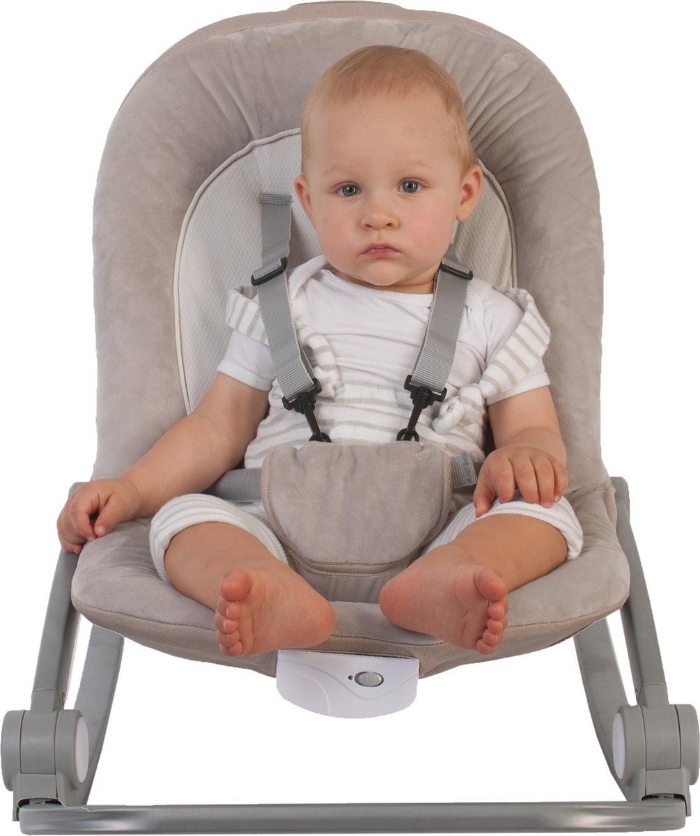 Bo Jungle B-Rocker - Wipstoel - Schommelstoel Met Muziek En Vibratie - Taupe