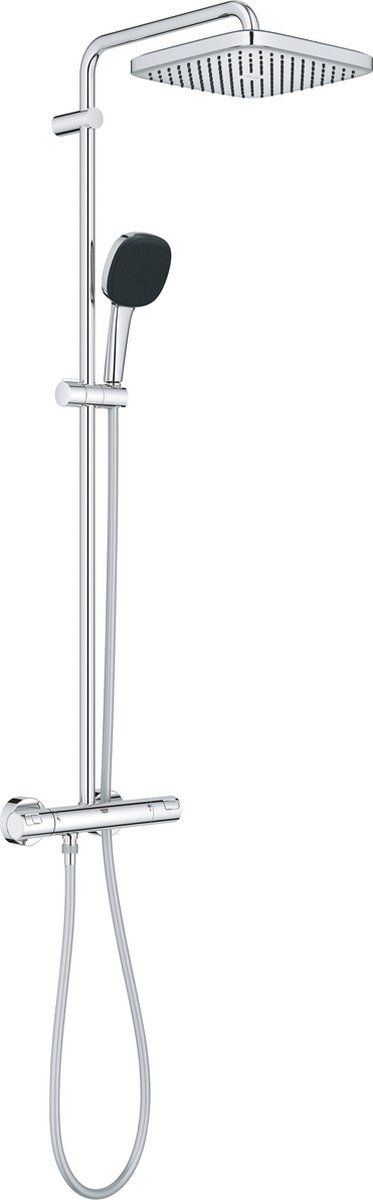 GROHE Vitalio Comfort 250 - Douchesysteem met thermostaat - Waterbesparend - Chroom