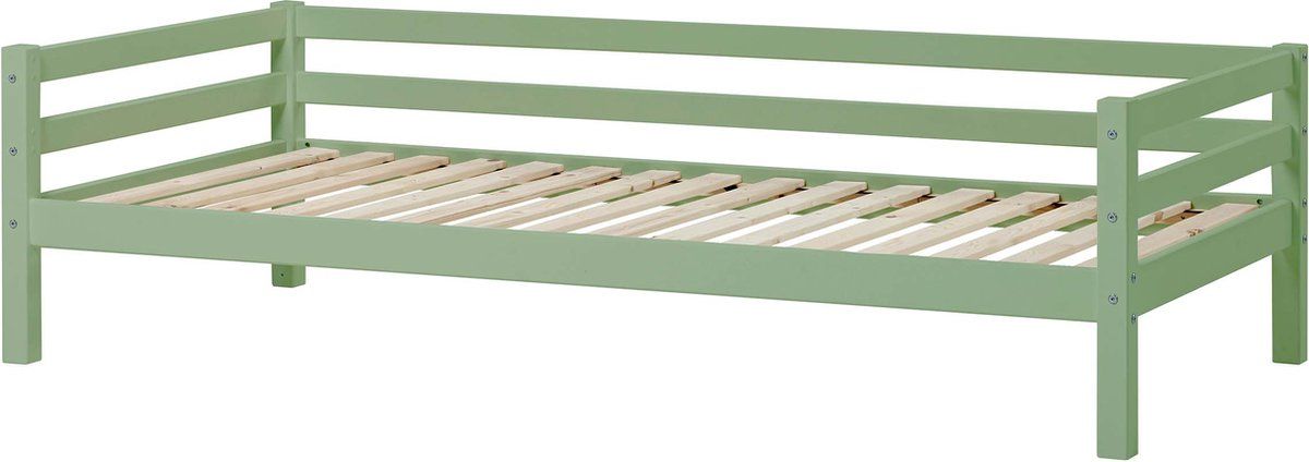 Hoppekids Eco Dream My Color Juniorbed 90x200 Cm, Bleekgroen