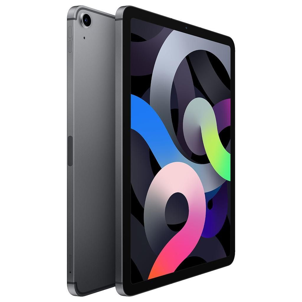 Apple iPad Air 4 (2020, A14 series) - Spacegrijs - 256 GB - WiFi + 4G refurbished, photo 4