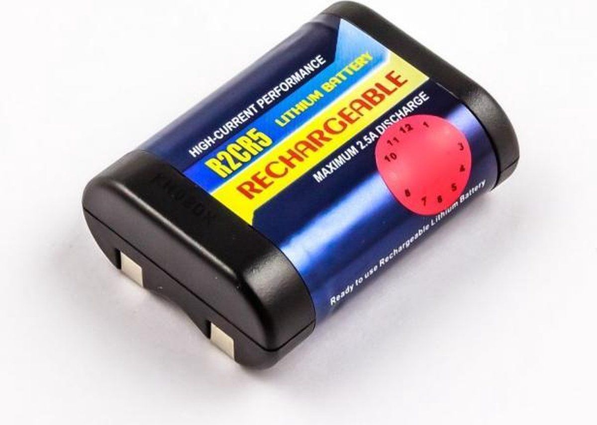 Accucell Batterij Geschikt Voor 2CR5 Li-ion Batterij Type 2-CR5, 2CR5M