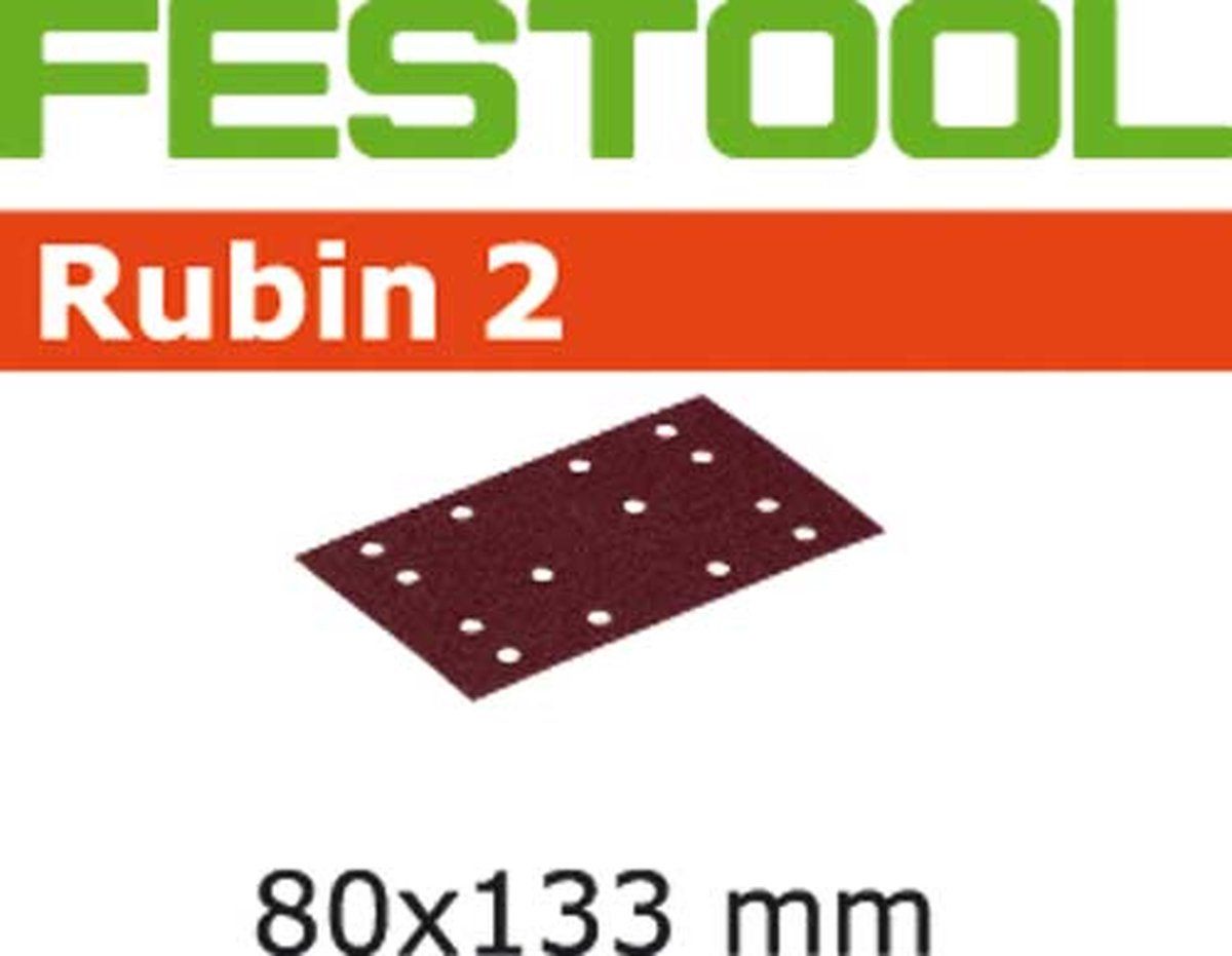 Festool Stf 80X133 P60 - Schuurstroken - Voor Houtbewerking (10 Stuks)