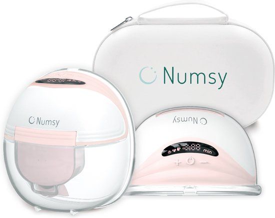 Numsy Elektrische Draadloze Borstkolf - Handsfree - Dubbele Borstkolf - Bpa Vrij - Nude Roze