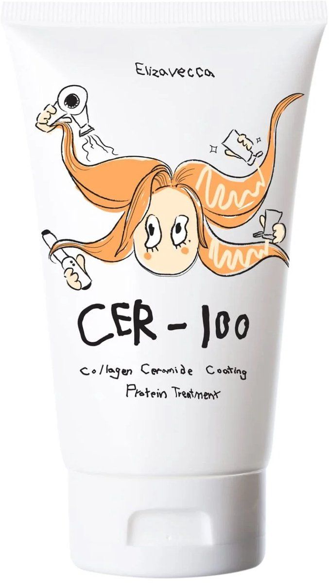 Elizavecca - Milky Piggy CER-100 - Collagen Ceramide Coating Protein Treatment - Haarmasker - 100ml