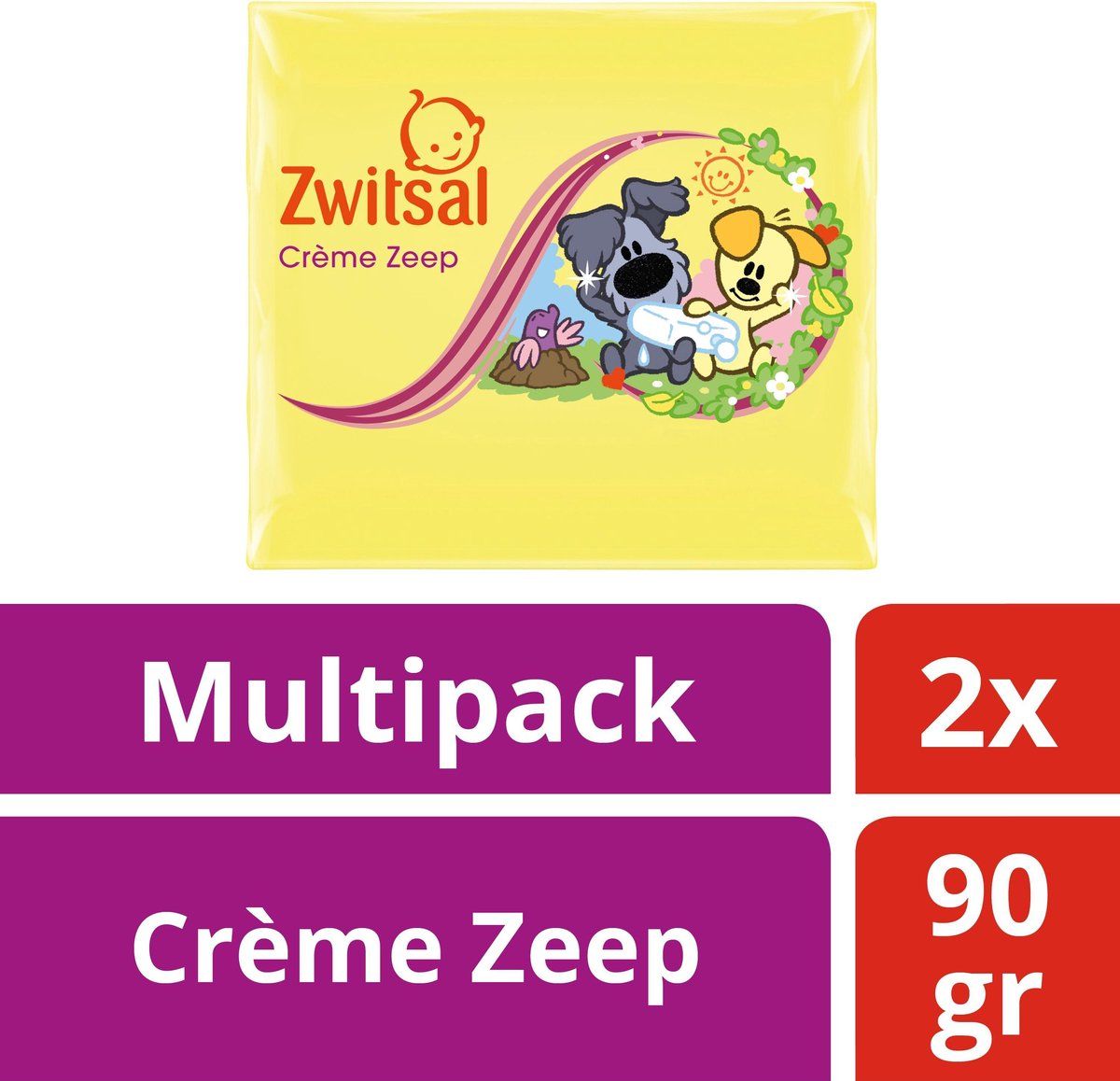 Zwitsal Woezel & Pip Zeep - 2 X 90gr