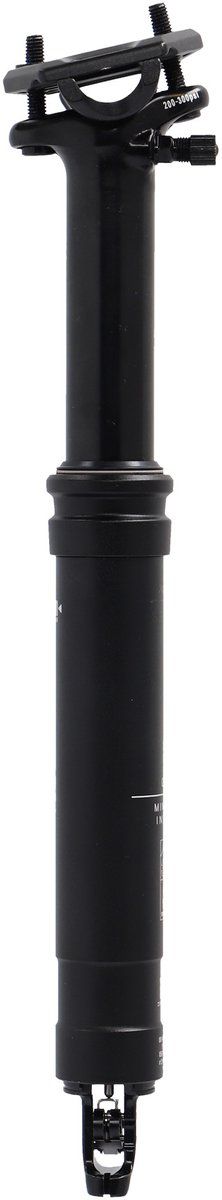 Xlc Sp-S13 Zadelpen - 27.2 X 390 Mm - Verend Dropper Remote (120 Mm) - Aluminium - Zwart