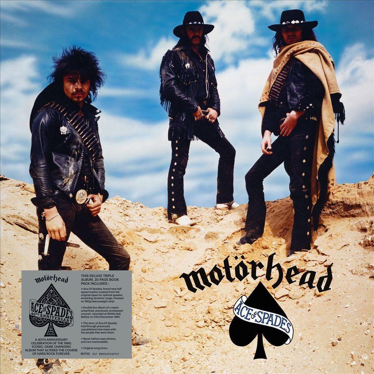 Motörhead - Ace Of Spades - 3 Lp - Remastered - Deluxe Edition - 40th Anniversary Edition