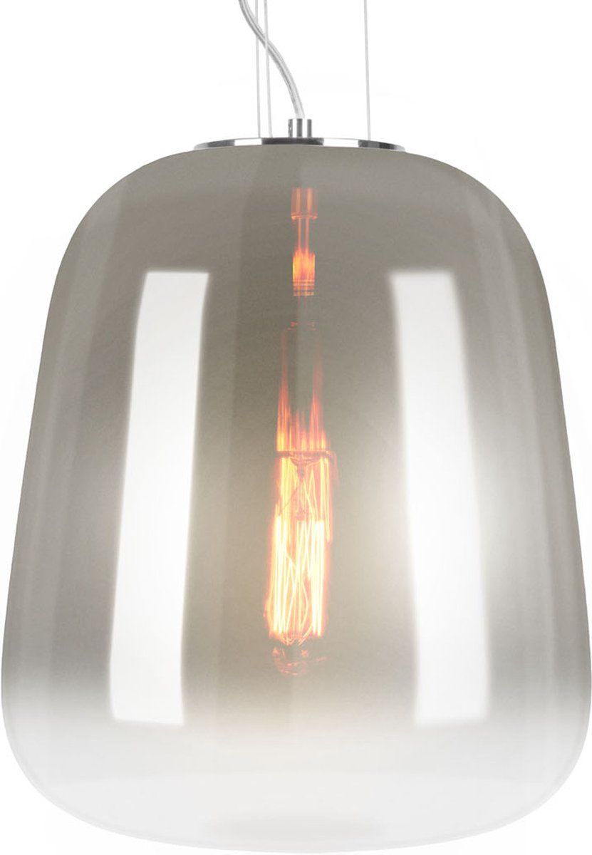 Leitmotiv Cone - Hanglamp - Dimfunctie - Rookgrijs
