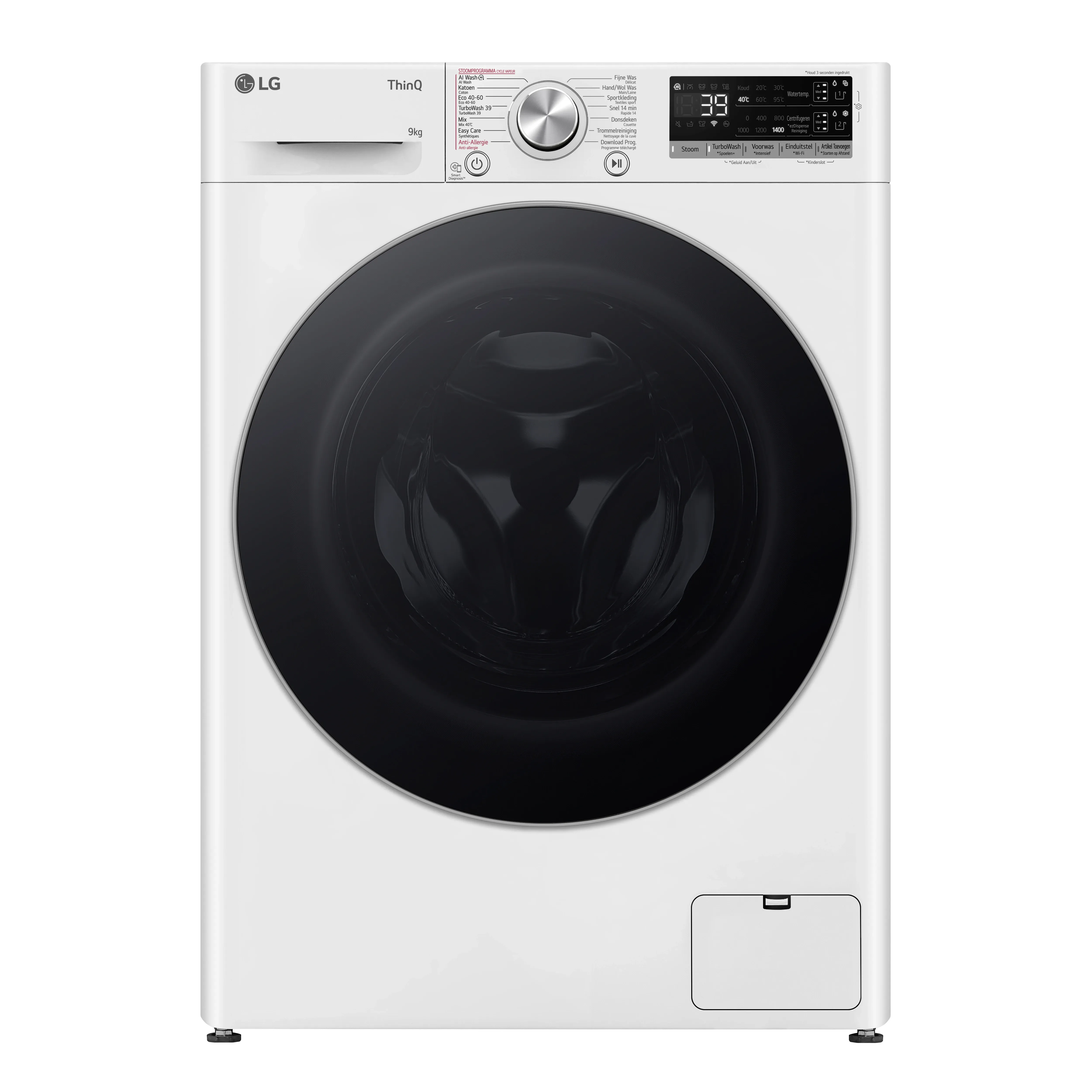 LG GC3R709S1A - Wasmachine - Slimme bediening - 85 cm hoogte - 60 cm breedte