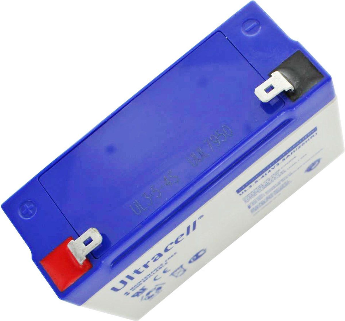 Ultracell UL3.5-4 4 volt batterij 3500 mAh, geschikt voor Sonnenschein A504 / 3.5S, 4.8 mm contacten