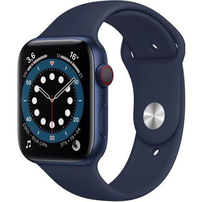 Apple Watch Series 6 - 44mm - Aluminium - Blauw - GPS + Cellular