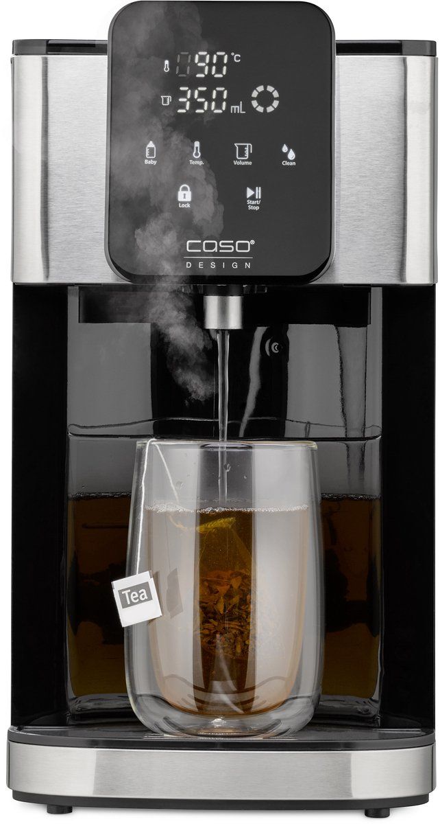 Caso Design Caso Hw 1660 - Heetwaterdispenser - 4 Liter - 7 Temperatuurinstellingen - Zwart