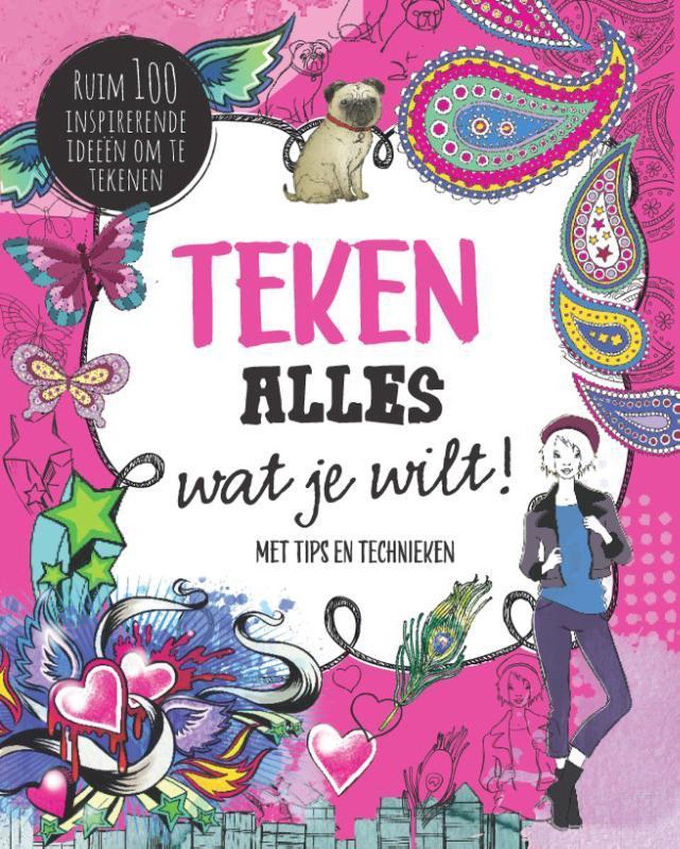 Rebo Productions - Teken Alles Wat Je Wilt - Hardcover Met Illustraties