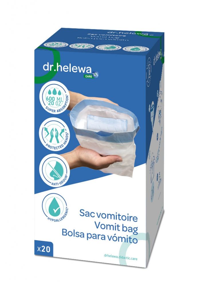Merkloos Hulpmedi.nl Hygiënische Opvangzakken - Braaksel