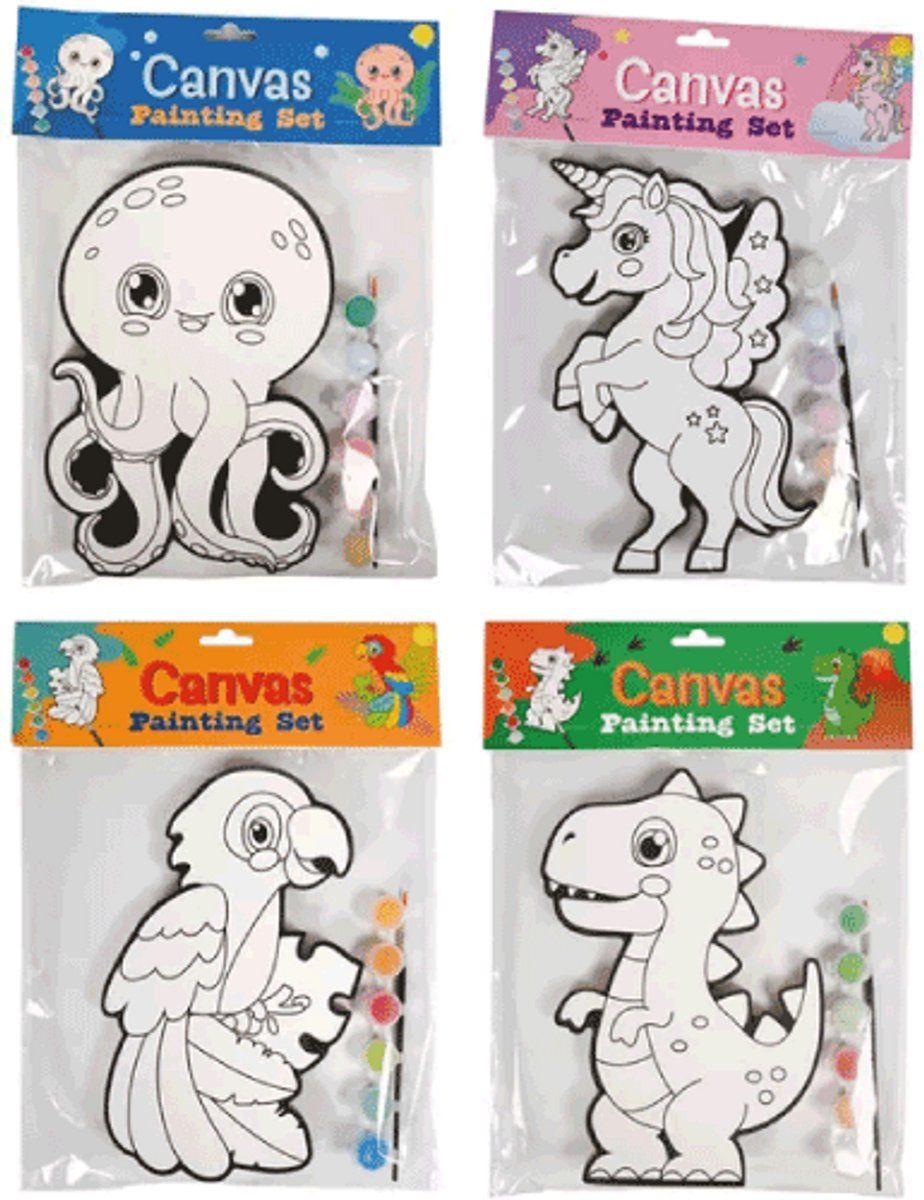 Spelletjesboer Canvas Verf Set