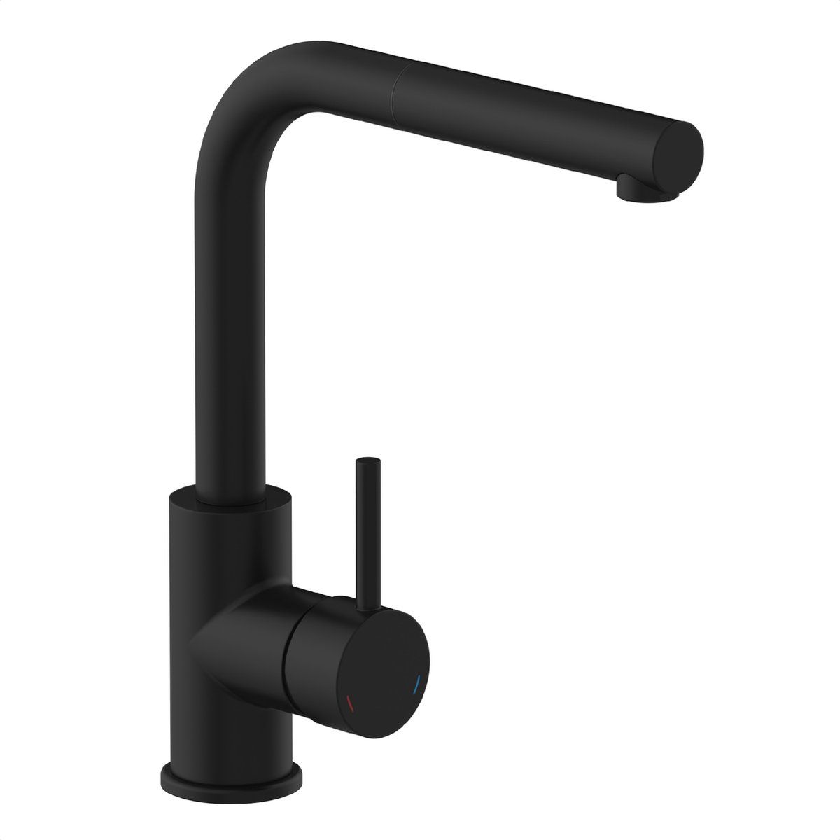 SchÜTte Vital Design - Keukenkraan - Sensor - Uittrekbare Uitloop - Mat Zwart