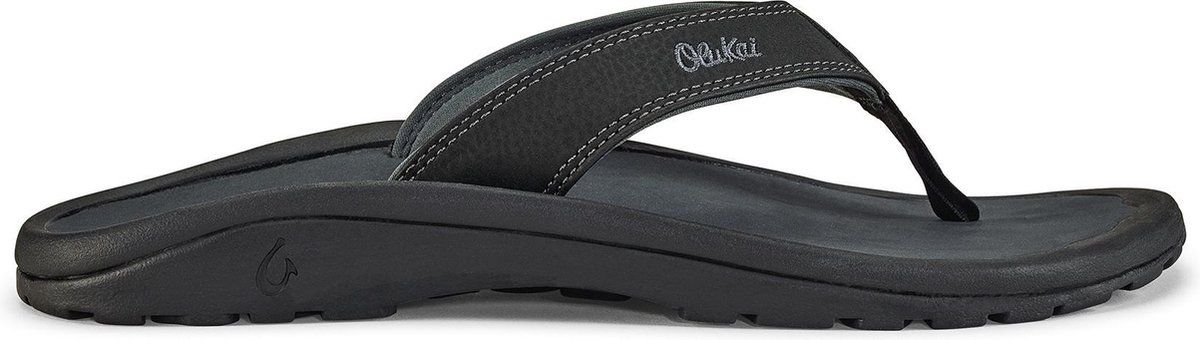 Olukai Ohana - Slipper - Waterbestendig - Black/Dark Shadow 40