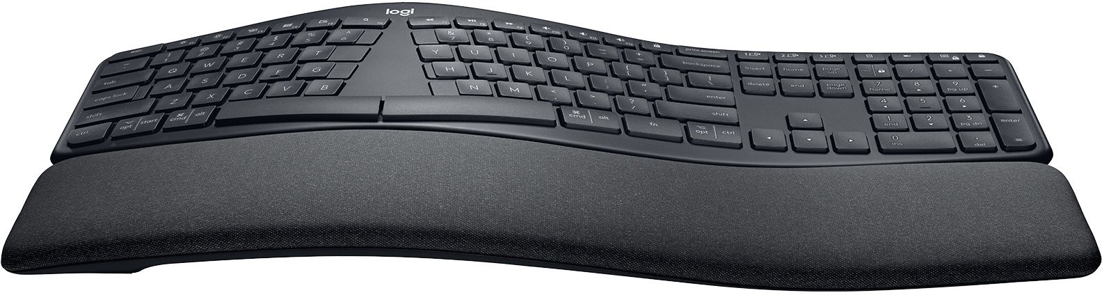 Logitech Ergo K860 - Toetsenbord - Draadloos Bluetooth - Qwertz - Zwart