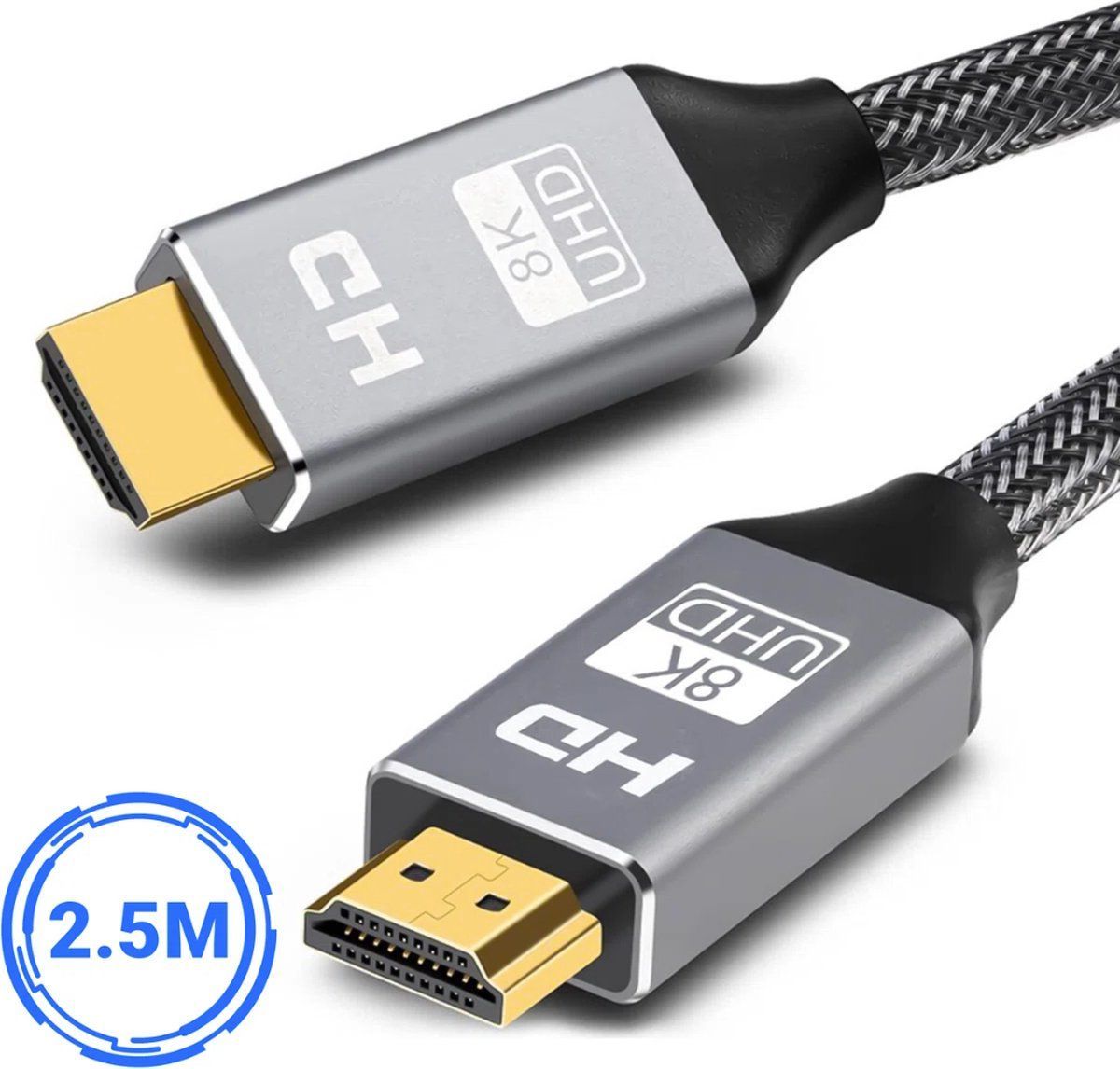 Sbvr Hdmi Kabel 2.1 - 8K Ultra Hd - 4K 120 Hz - 2, 5 Meter