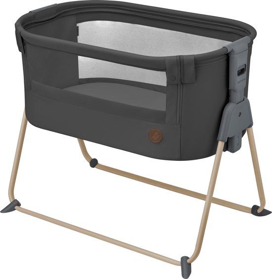 Maxi-Cosi Tori - Co-sleeper - 5 hoogtestanden - Houtlook Grafiet
