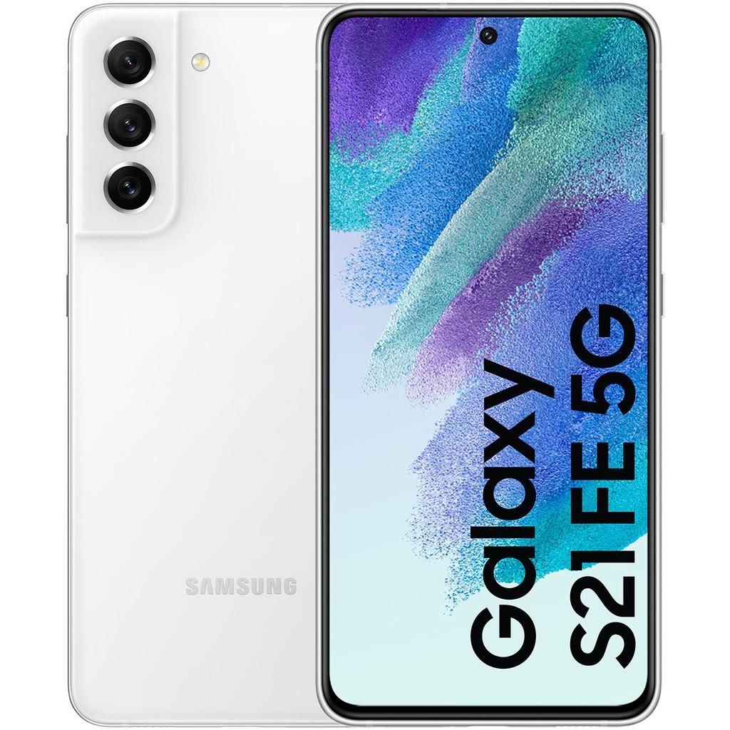 Samsung Galaxy S21 FE 5G - Wit - 128 GB - Dubbele fysieke simkaart