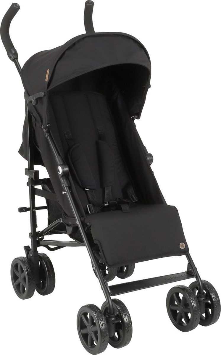 Topmark Buggy Fenn - Lichtgewicht Buggy - Verstelbare Rugleuning - Black
