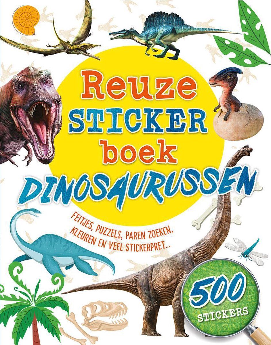 Claire Sipi Reuzestickerboeken - Reuzestickerboek Dinosaurussen