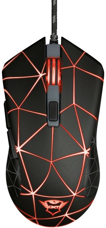 Trust GXT 133 Locx - Bedrade Gaming Muis - 800-4000 dpi - LED verlichting