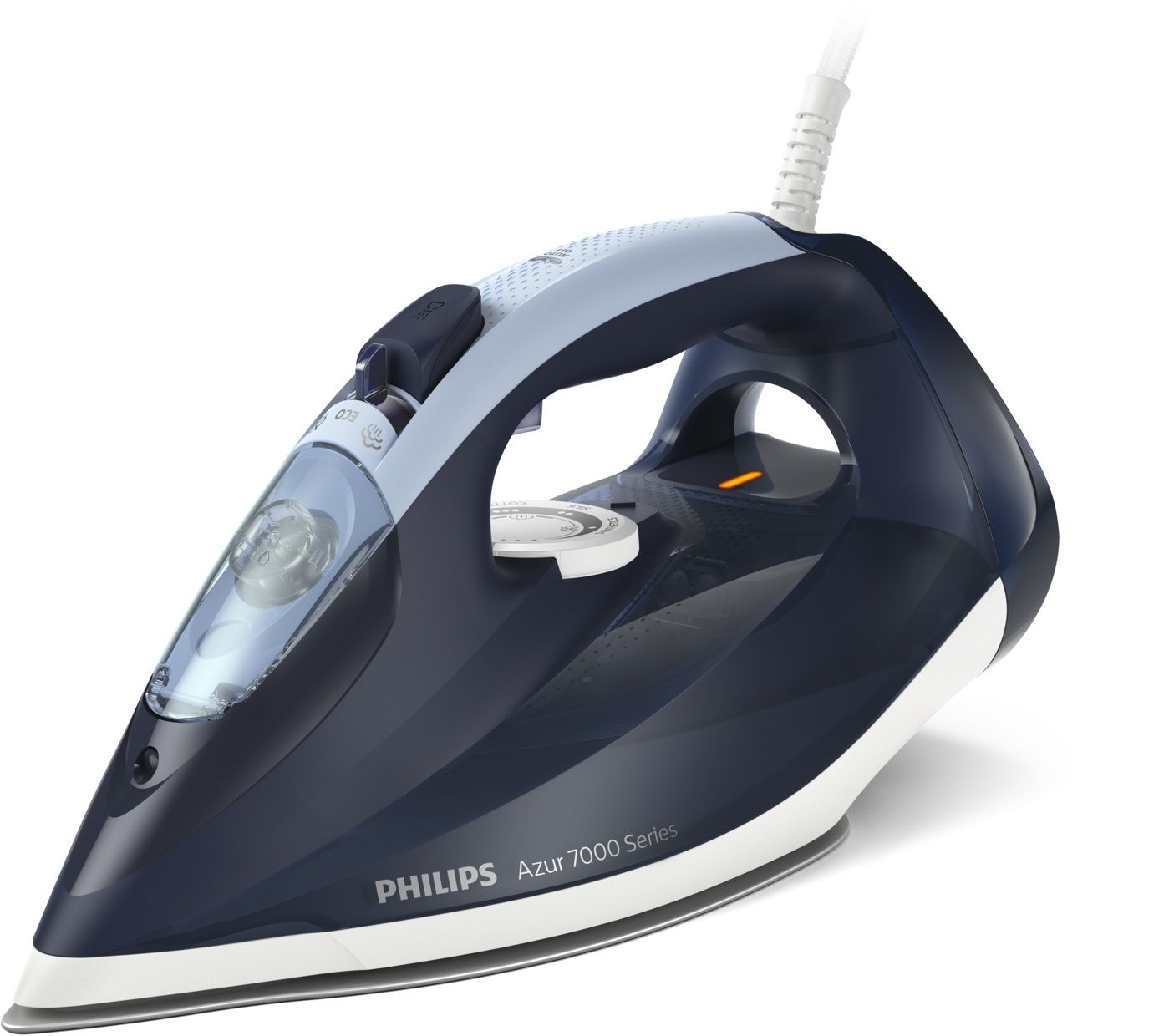 Philips 7000 Series Dst7030/20 - Hv-Stoomstrijkijzer - 2800W - Steamglide Plus - Donkerblauw