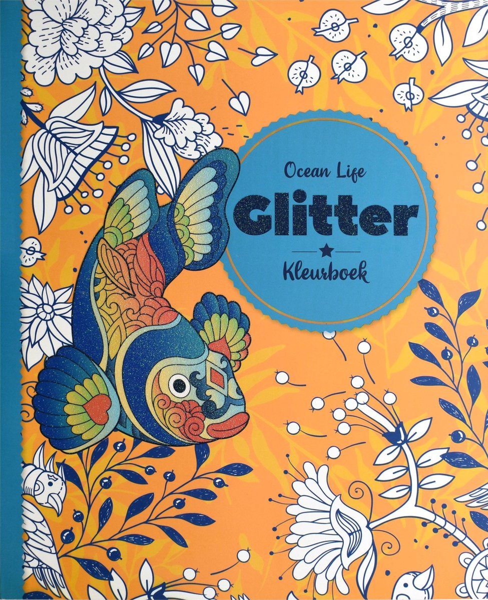 Interstat Glitterkleurboek - Ocean Life