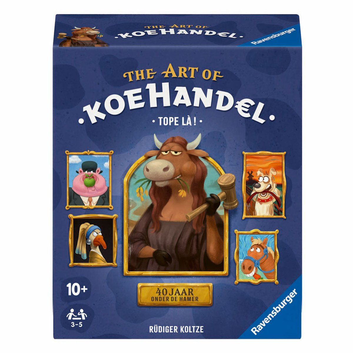 Ravensburger Koehandel (40 Jaar) - Bordspel - Jubileumeditie met kunstzinnige koeien