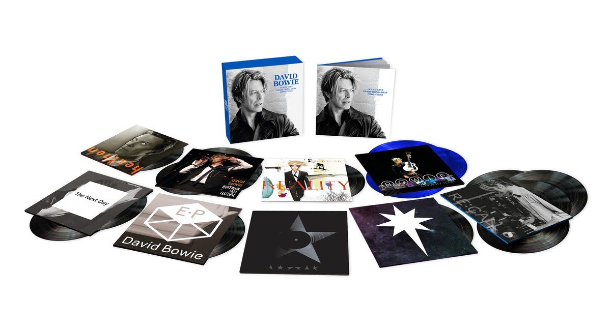 David Bowie - I Can't Give Everything Away (2002 - 2016) - LP Coloured Vinyl Blauw (18 stuks)