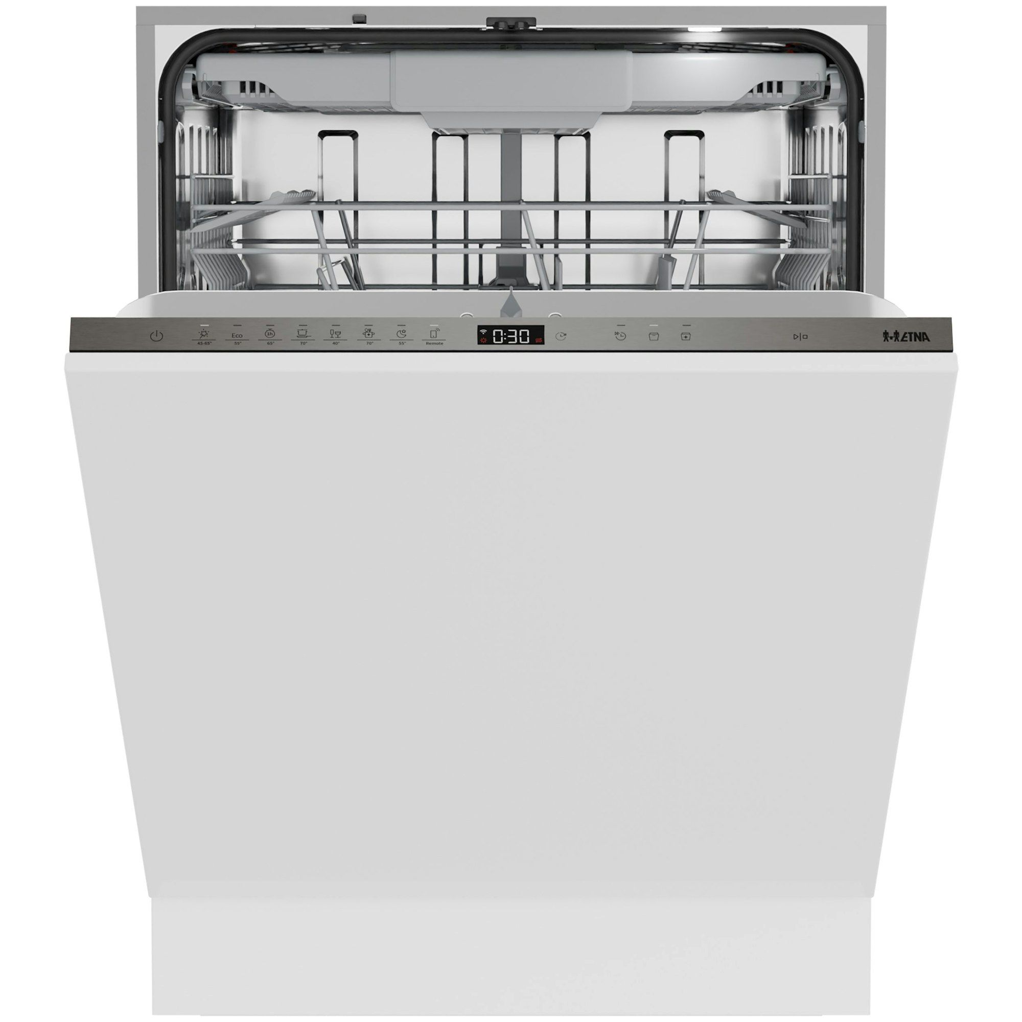 ETNA VW342CP - Volledig integreerbare vaatwasser - 16 couverts - A-energieklasse - 42 dB (40 dB nachtprogramma)